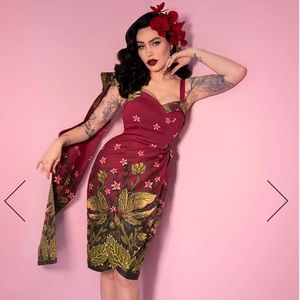 HAUNTED HONEY SARONG DRESS IN MANEATING MONSTER